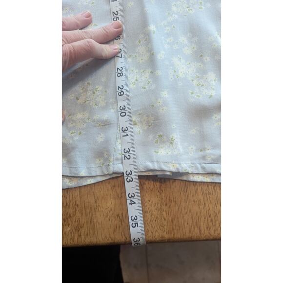 RVCA Women's M 90s Ditsy Country Button Down Flora New NWT Mini Fit Flare - Picture 5 of 9